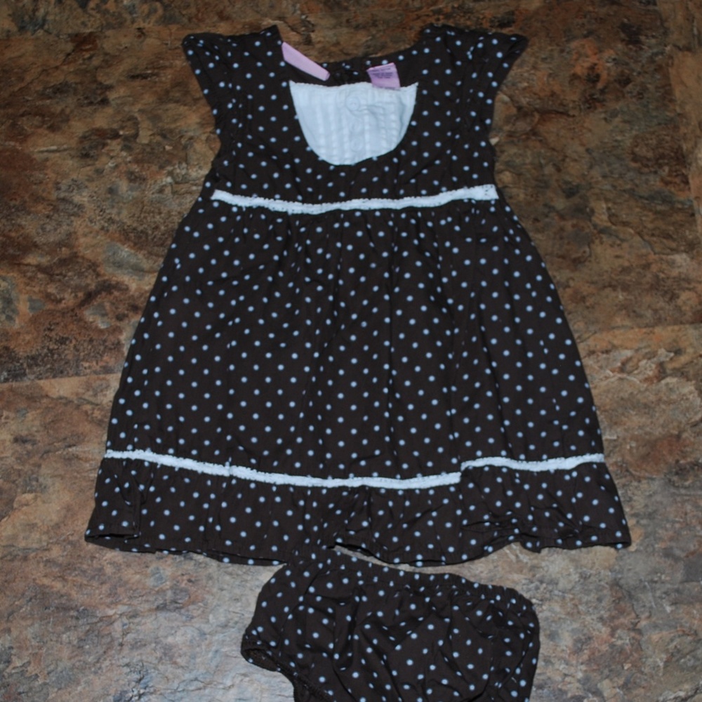 Brown Sun Short Sleeve Dress by Sweet Sz 24M